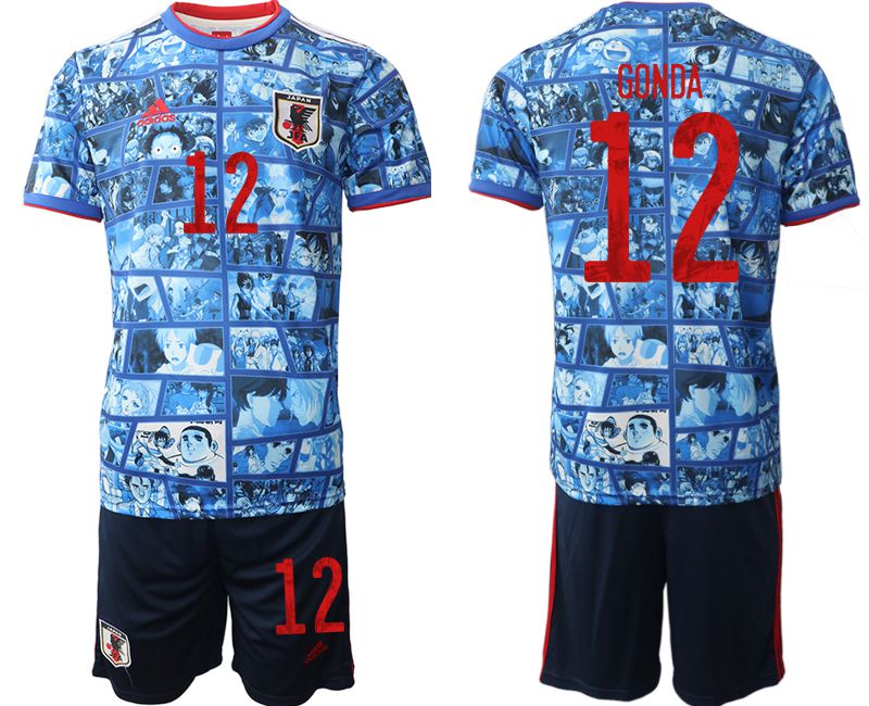 Men 2022 World Cup National Team Japan home blue #12 Soccer Jersey
